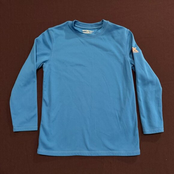 ZeroXposure Blue Dri-Tech Long Sleeve Shirt Boys Size Small 8 - Picture 1 of 5